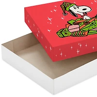 Peanuts® Red and Green 4-Pack Medium Christmas Gift Boxes for only USD 6.99 | Hallmark