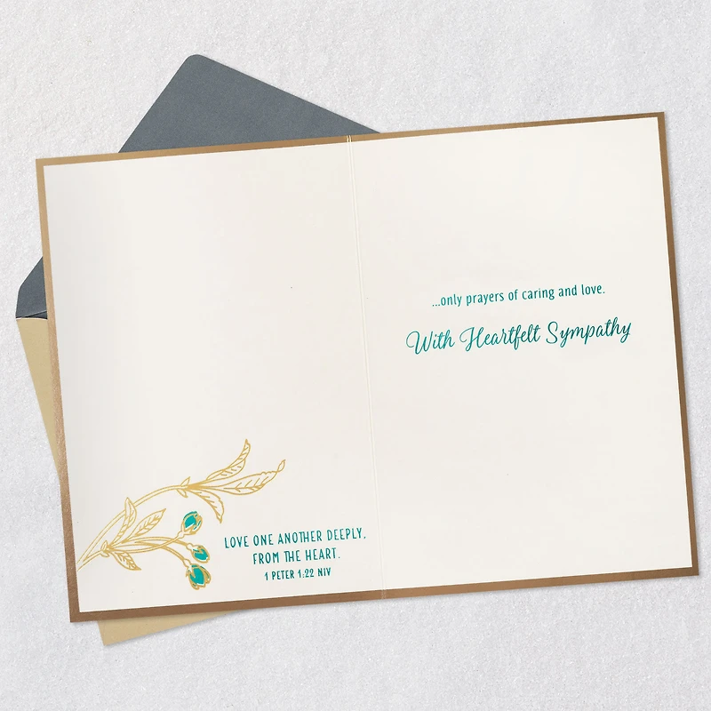 Prayers for You Floral Religious Sympathy Card for only USD 4.99 | Hallmark