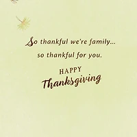 So Thankful We're Family Thanksgiving Card for Daughter and Her Husband for only USD 4.59 | Hallmark
