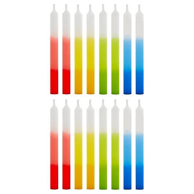 Multicolor Ombré Stripe Birthday Candles, Set of 16 for only USD 2.99 | Hallmark