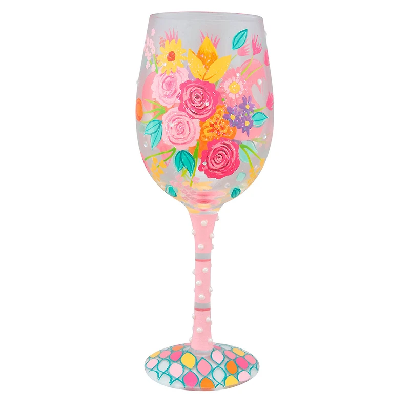 Lolita Glad You're My Mom Handpainted Wine Glass, 15 oz. for only USD 29.99 | Hallmark