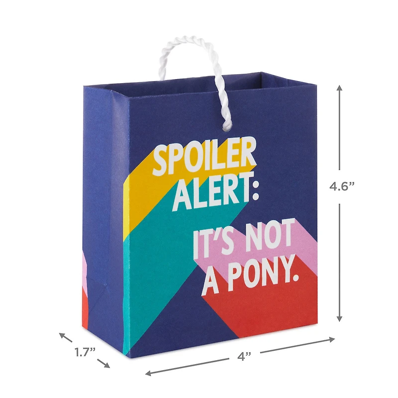 4.6" Spoiler Alert Gift Card Holder Mini Bag for only USD 2.49 | Hallmark