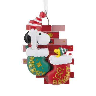 Peanuts® Snoopy and Woodstock Merry & Bright Hallmark Ornament for only USD 11.49 | Hallmark