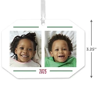 Two-Photo Metal Personalized Ornament, Custom Photo and Text for only USD 17.99 | Hallmark