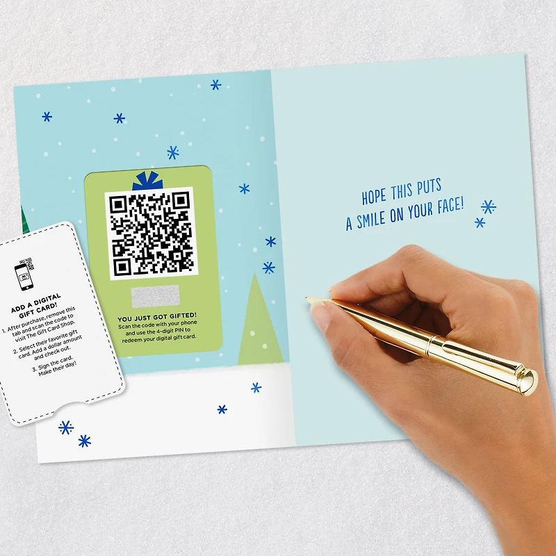 Happy Holidays Smiling Snowman Gift Card Greeting Holiday Card for only USD 4.99 | Hallmark