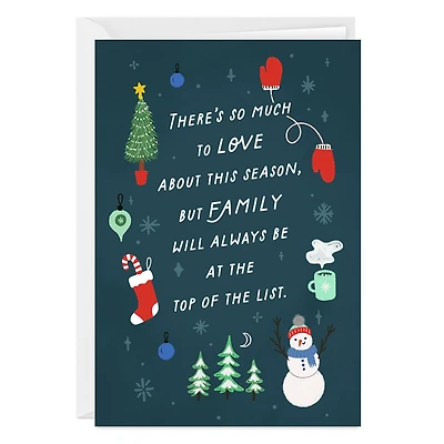Season of Family Custom Christmas Card for only USD 4.99 | Hallmark