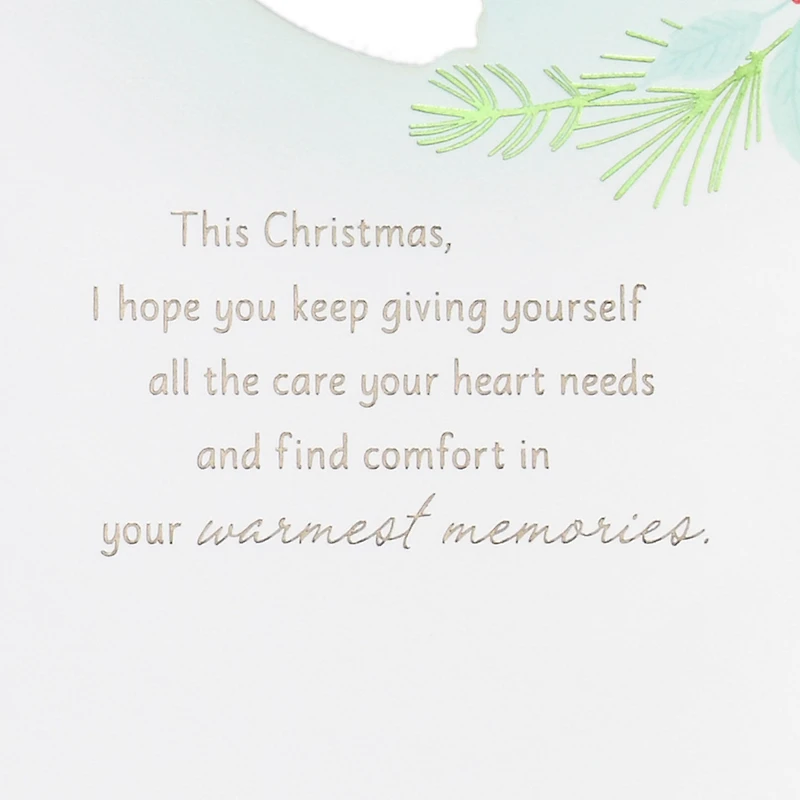 Comfort in Your Warmest Memories Christmas Sympathy Card for only USD 6.99 | Hallmark