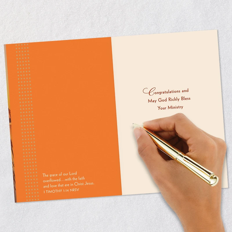 As You Enter the Lord's Service Religious Congratulations Card for only USD 3.99 | Hallmark