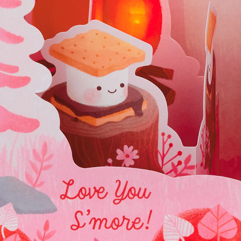Love You S'More Musical 3D Pop-Up Valentine's Day Card With Light for only USD 8.99 | Hallmark