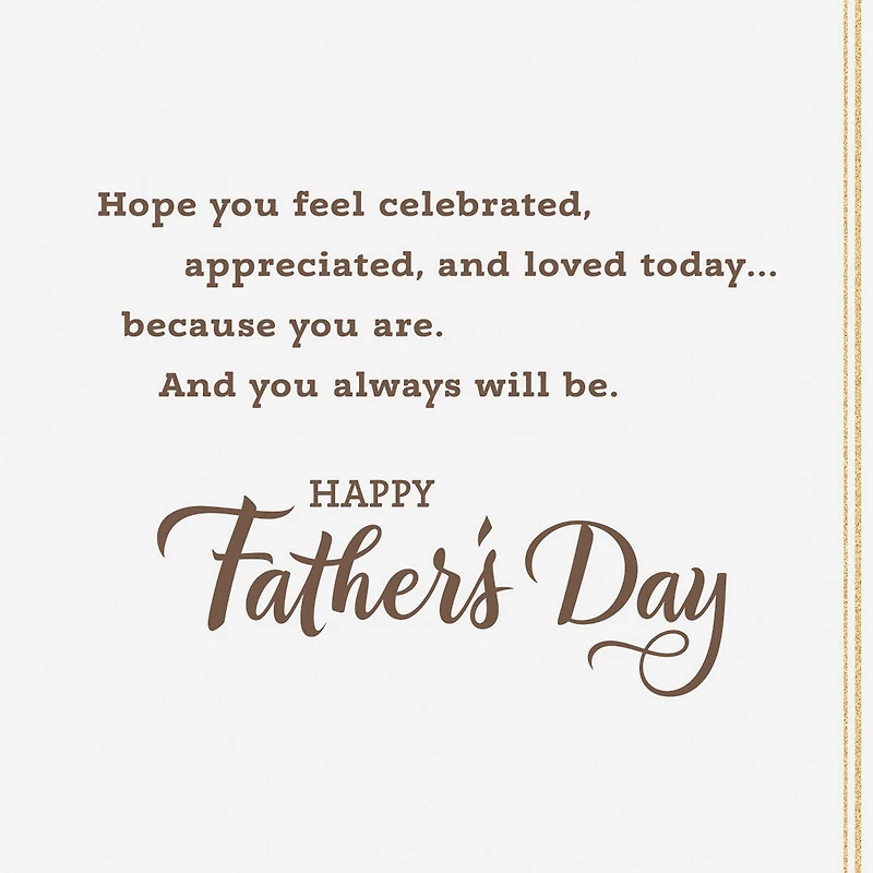 Celebrated, Appreciated and Loved Father's Day Card for Grandpa for only USD 2.99 | Hallmark