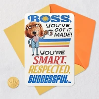 You've Got It Made Funny Pop-Up Boss's Day Card for only USD 5.59 | Hallmark