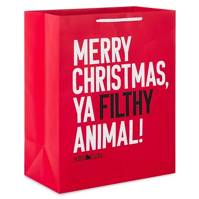 13" Home Alone Funny Quote Large Christmas Gift Bag for only USD 4.49 | Hallmark