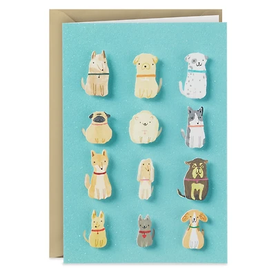 Dogs on Blue Blank Card for only USD 6.59 | Hallmark
