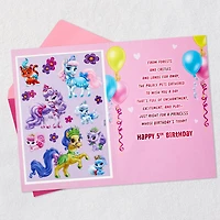 Disney Princesses Palace Pets 5th Birthday Card With Stickers for Her for only USD 3.99 | Hallmark
