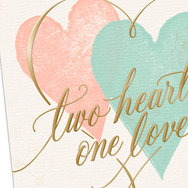 Two Hearts, One Love Religious Wedding Card for only USD 3.99 | Hallmark