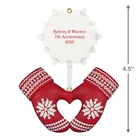 Merry Mittens Personalized Ornament