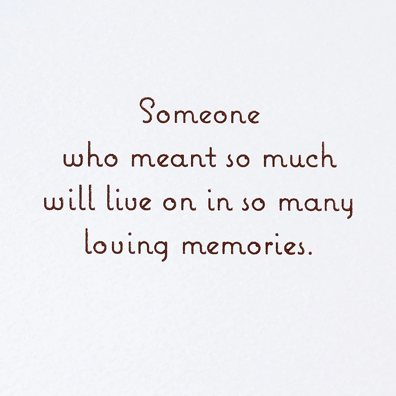 Remembered With Love Sympathy Card for only USD 6.99 | Hallmark