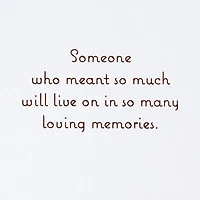 Remembered With Love Sympathy Card for only USD 6.99 | Hallmark