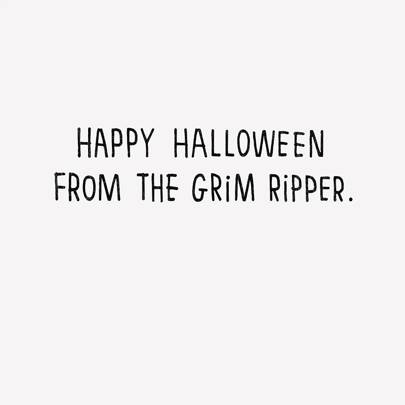 Wishes from the Grim Ripper Funny Halloween Card for only USD 3.49 | Hallmark