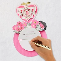 Best Mom Ever Hearts and Flowers Musical 3D Pop-Up Mother's Day Card With Motion for only USD 14.99 | Hallmark