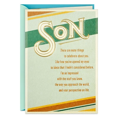 So Impressed By You Birthday Card for Son for only USD 5.59 | Hallmark