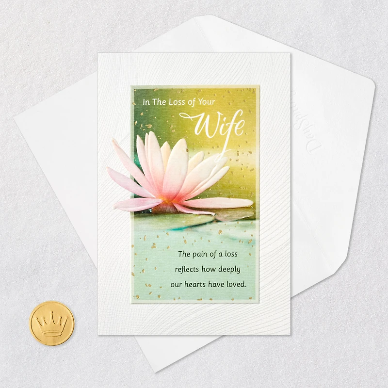 Depth of Your Love Religious Sympathy Card for Loss of Wife for only USD 5.59 | Hallmark