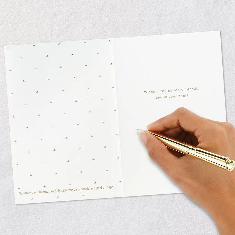 Peace Dove Christmas Card With Ornament for only USD 9.99 | Hallmark