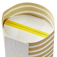 Build-a-Bouquet Gold Stripes Pop-Up Paper Vase With Mini Card for only USD 4.99 | Hallmark