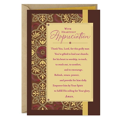 May God Richly Bless You Religious Clergy Appreciation Card for only USD 3.99 | Hallmark