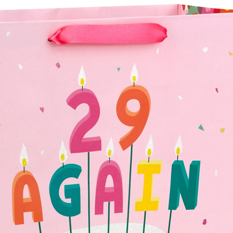 15.5" 29 Again Cake and Candles Extra-Large Birthday Gift Bag for only USD 5.49 | Hallmark