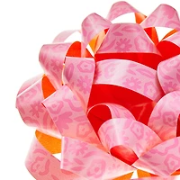 4.6" Pink Abstract Flowers Recyclable Gift Bow for only USD 1.99 | Hallmark
