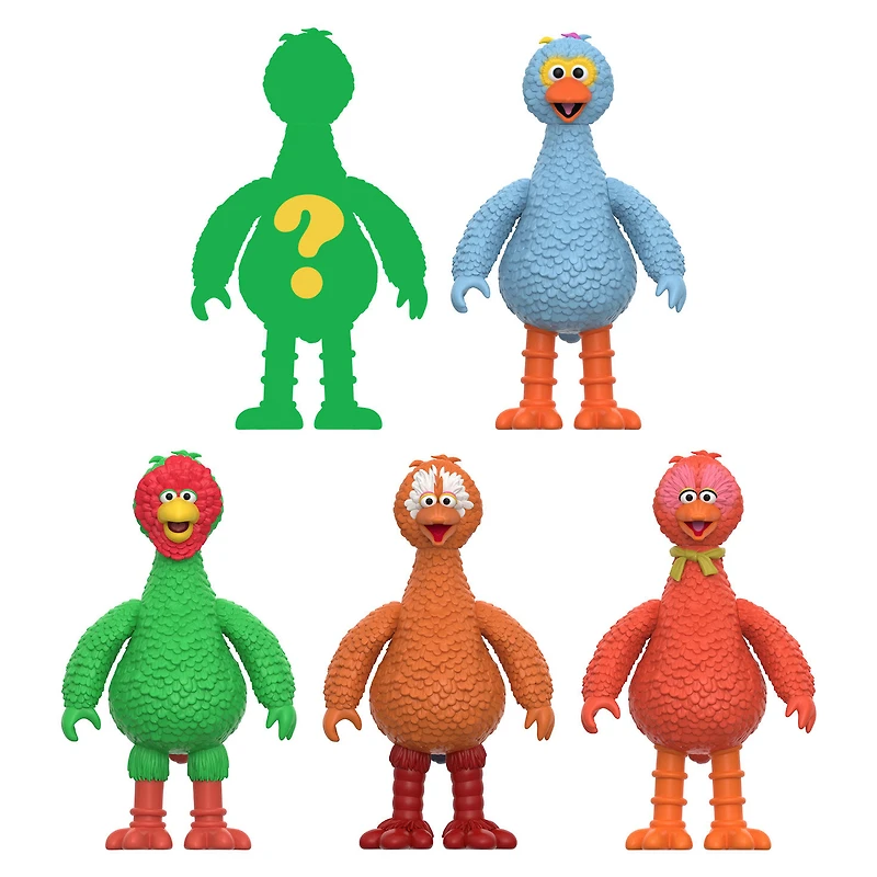 Super7 Sesame Street Big Birds ReAction Figure Mystery Box, 3.75" for only USD 15.00 | Hallmark