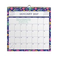 Bright Floral 2027 Inspirational 12-Month Mini Wall Calendar, 7x7 for only USD 8.99 | Hallmark