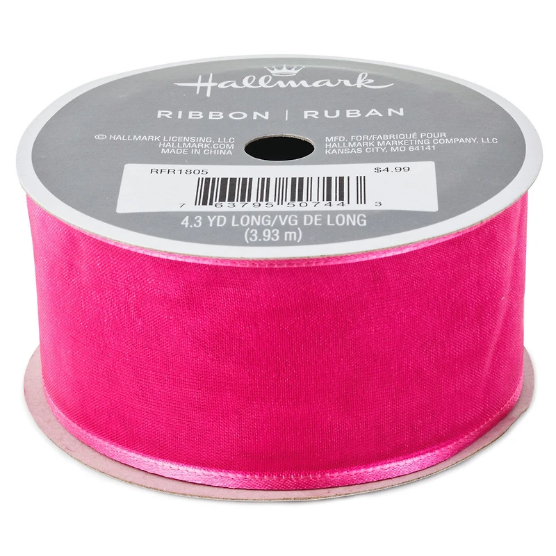 1.5" Satin-Edge Sheer Ribbon