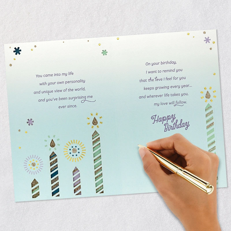 My Love Will Follow Birthday Card for Granddaughter for only USD 8.59 | Hallmark