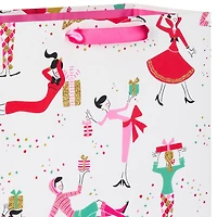 13" Retro Party Gals on White Large Holiday Gift Bag for only USD 4.99 | Hallmark