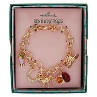 Kentucky Roses Gold Metal Chain Bracelet With Charms for only USD 28.00 | Hallmark