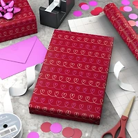 Heart Doodles Valentine's Day Wrapping Paper, 20 sq. ft. for only USD 4.99 | Hallmark
