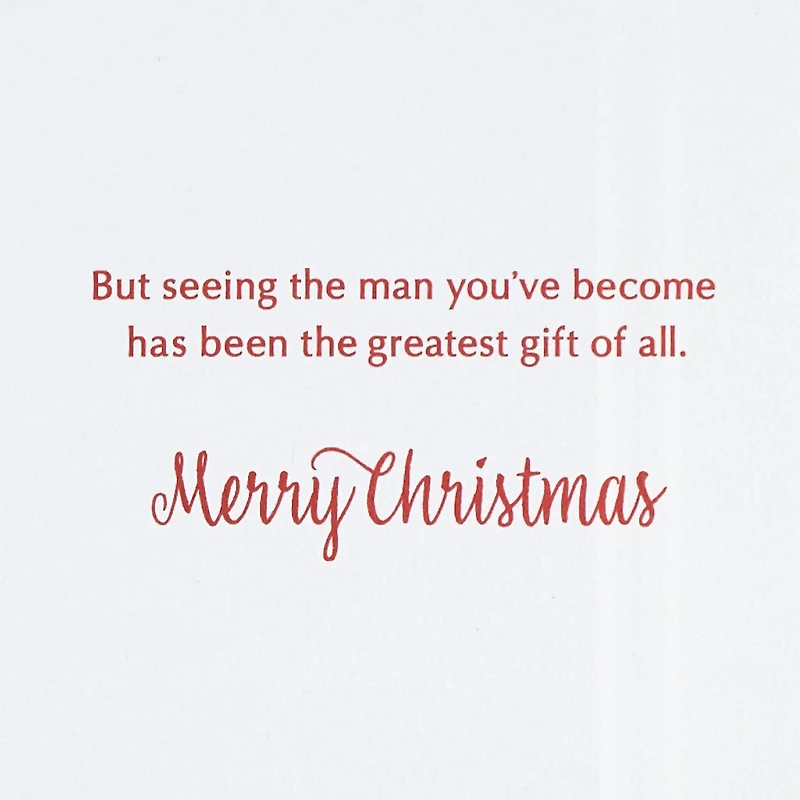 So Proud of the Man You've Become Christmas Card for Grandson for only USD 4.99 | Hallmark