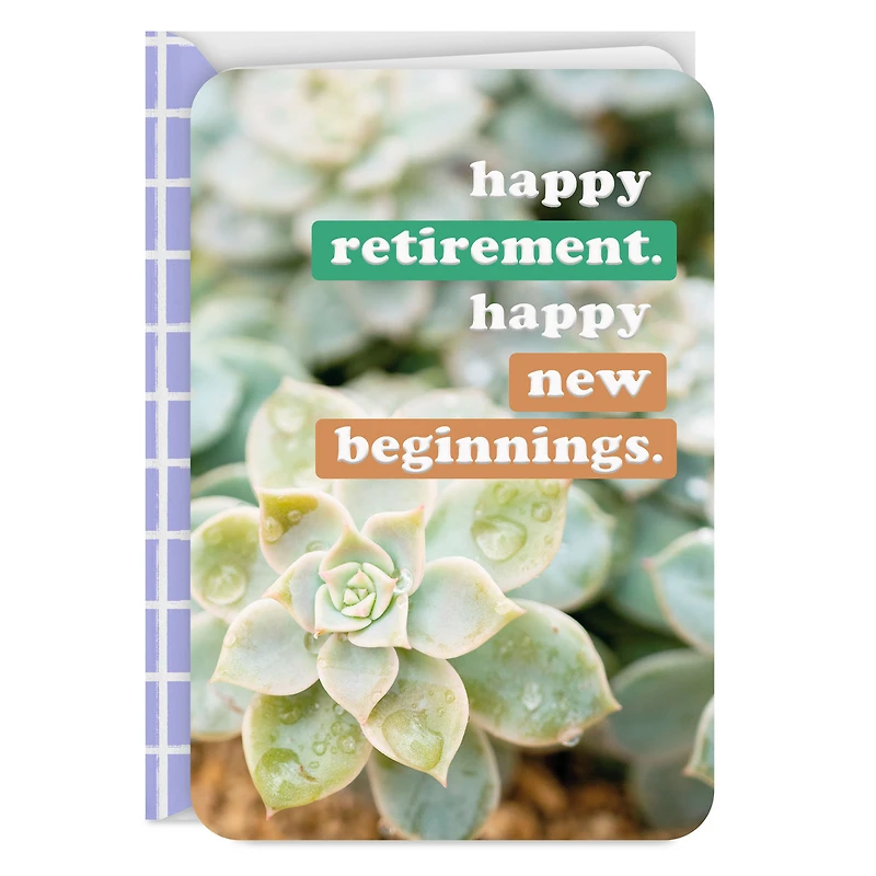 Happy New Beginnings Retirement Card for only USD 2.99 | Hallmark