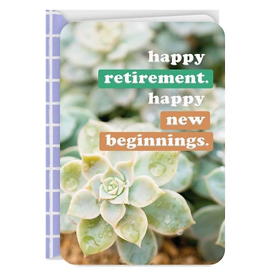 Happy New Beginnings Retirement Card for only USD 2.99 | Hallmark