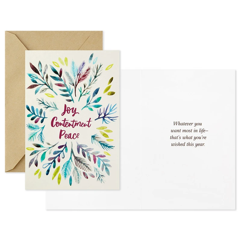 Apples and Leaves Rosh Hashanah Cards, Pack of 6 for only USD 5.99 | Hallmark