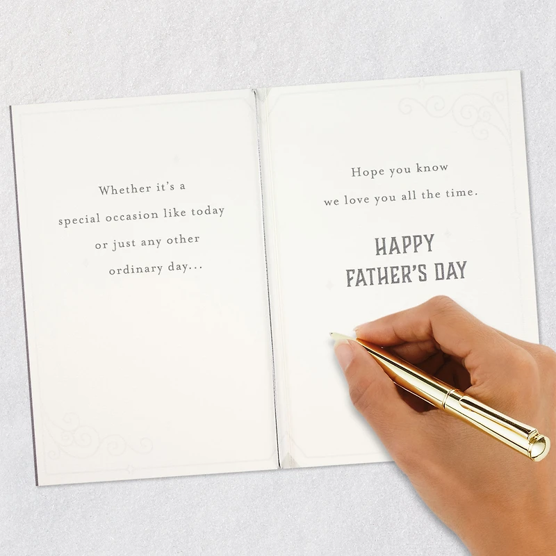 We Love You All the Time Father's Day Card for Dad and Grandpa for only USD 6.99 | Hallmark