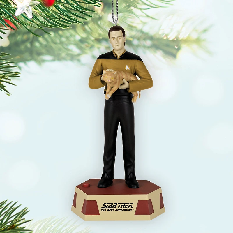 Star Trek™: The Next Generation Data's Ode to Spot Ornament With Sound for only USD 28.99 | Hallmark