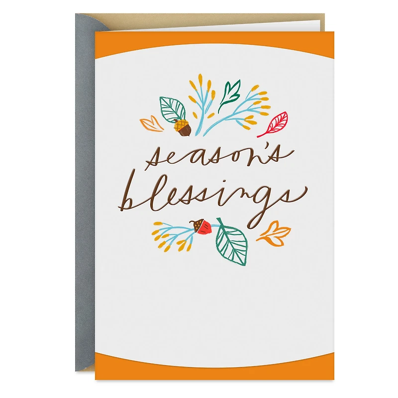 Season's Blessings Thanksgiving Card for only USD 3.99 | Hallmark