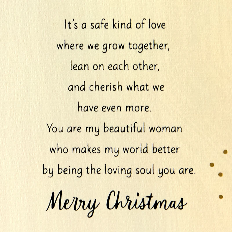 Our Love Is a Gift Romantic Christmas Card for Her for only USD 6.59 | Hallmark