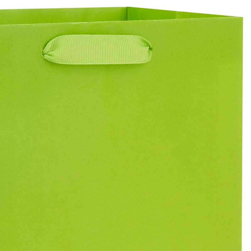 9.6" Solid Lime Green Medium Gift Bag for only USD 3.49 | Hallmark