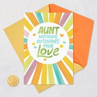 Nothing Outshines Your Love Mother's Day Card for Aunt for only USD 3.59 | Hallmark