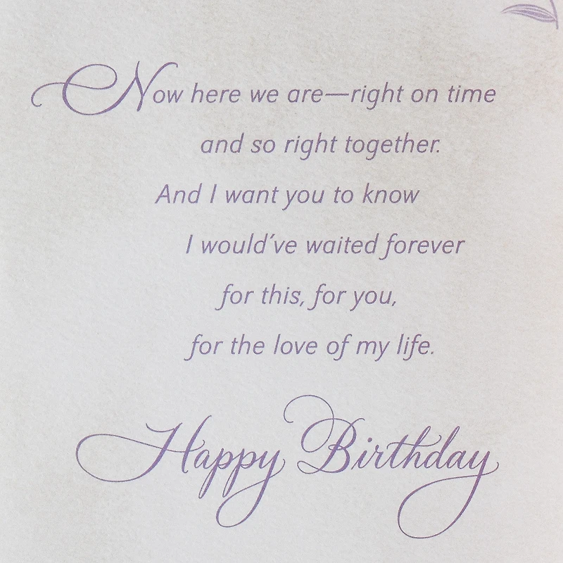 Love of My Life Romantic Birthday Card for only USD 6.99 | Hallmark
