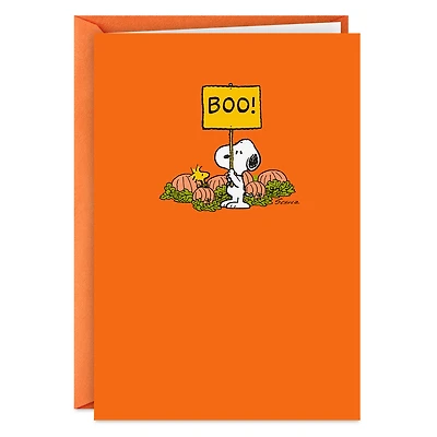 Peanuts® Snoopy and Woodstock Boo-Hoo Miss You Halloween Card for only USD 2.00 | Hallmark